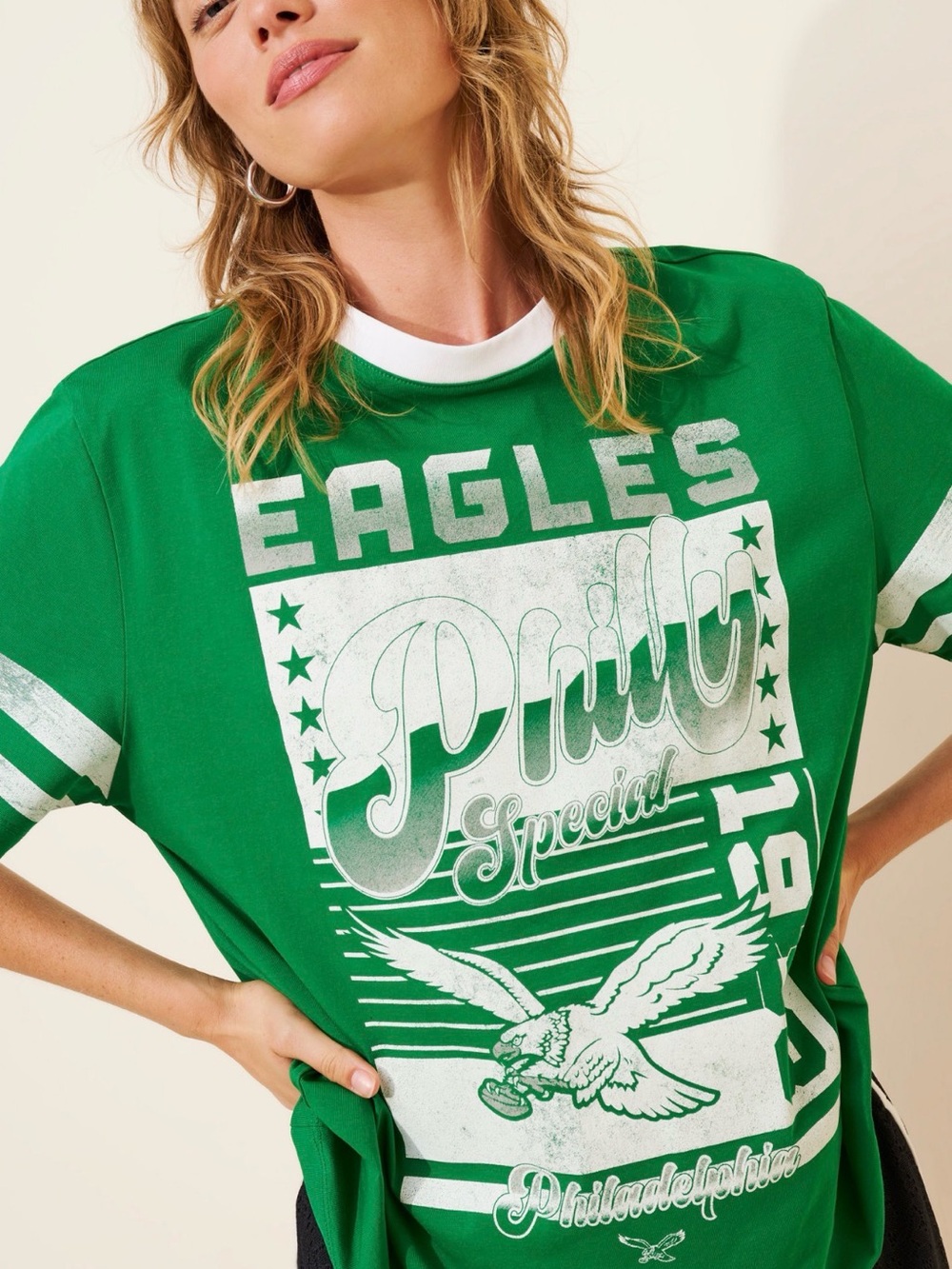 REVOLVE Kelly Green Eagles Philly Special Graphic Tee